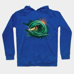 GREEN WAVE Hoodie